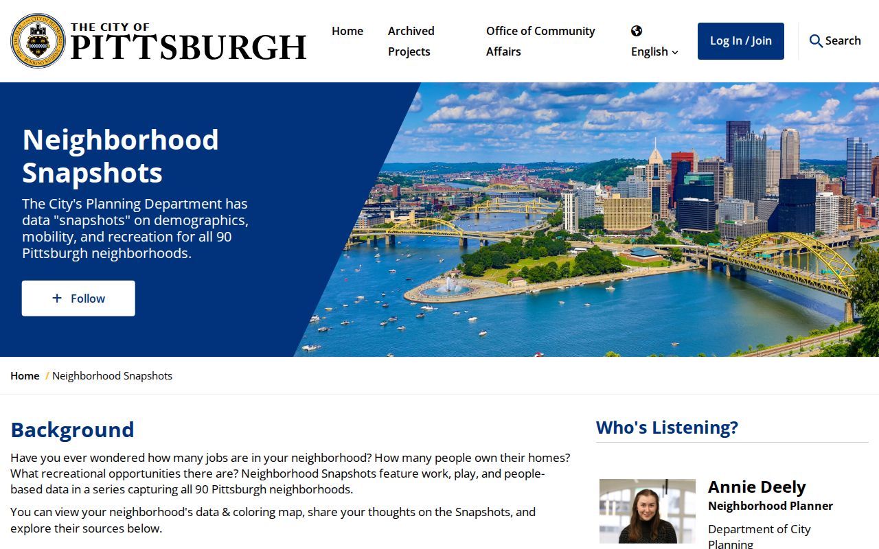 Pittsburgh ZIP code directory neighborhood geography reference